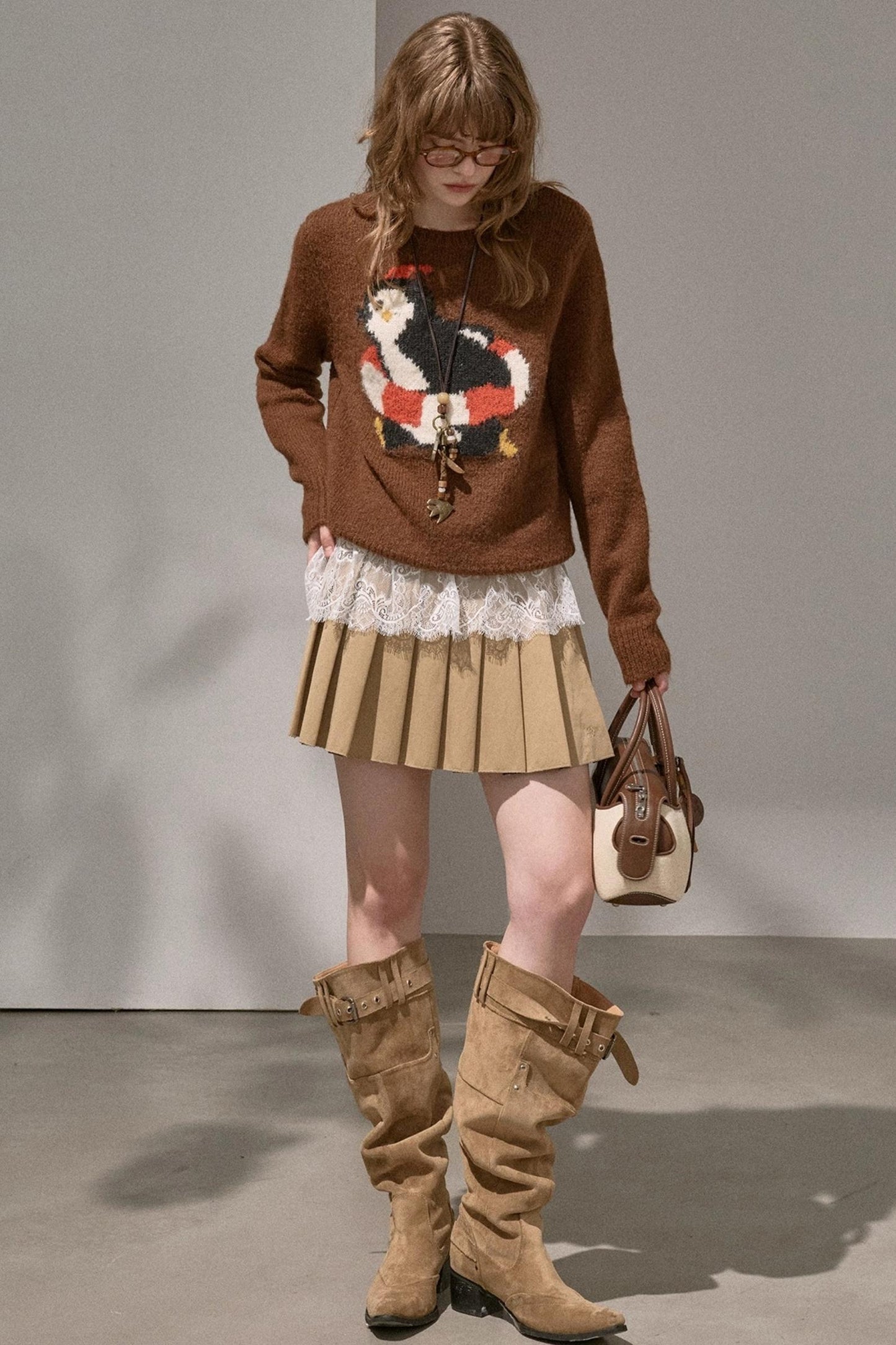 Vintage Crew Neck Sweater