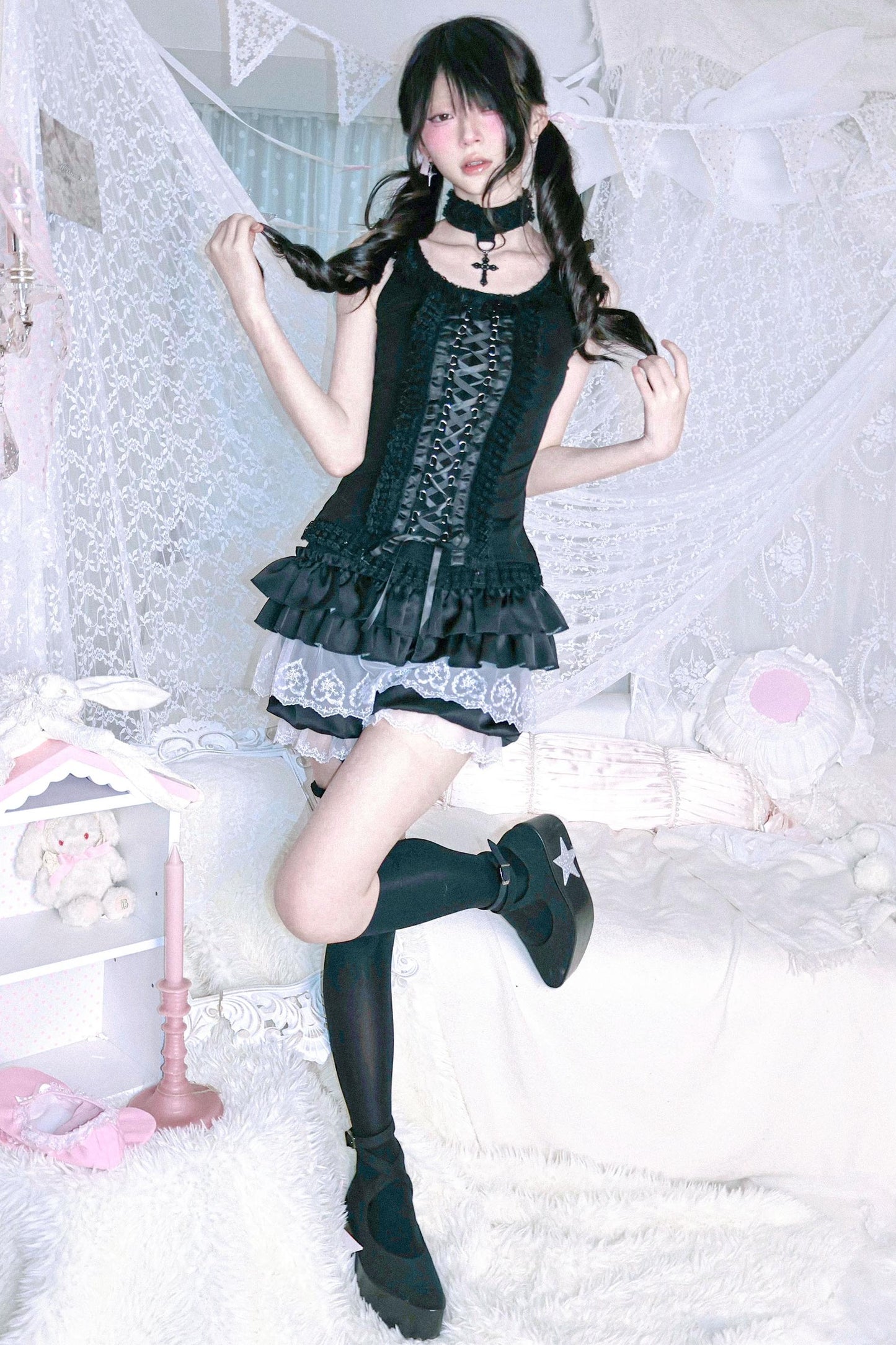 Original Two-Tone Strappy Vest Set-Up