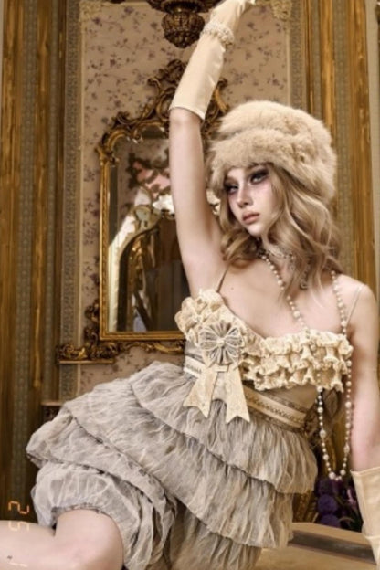 Slavic Lace Cake Dress Set-Up