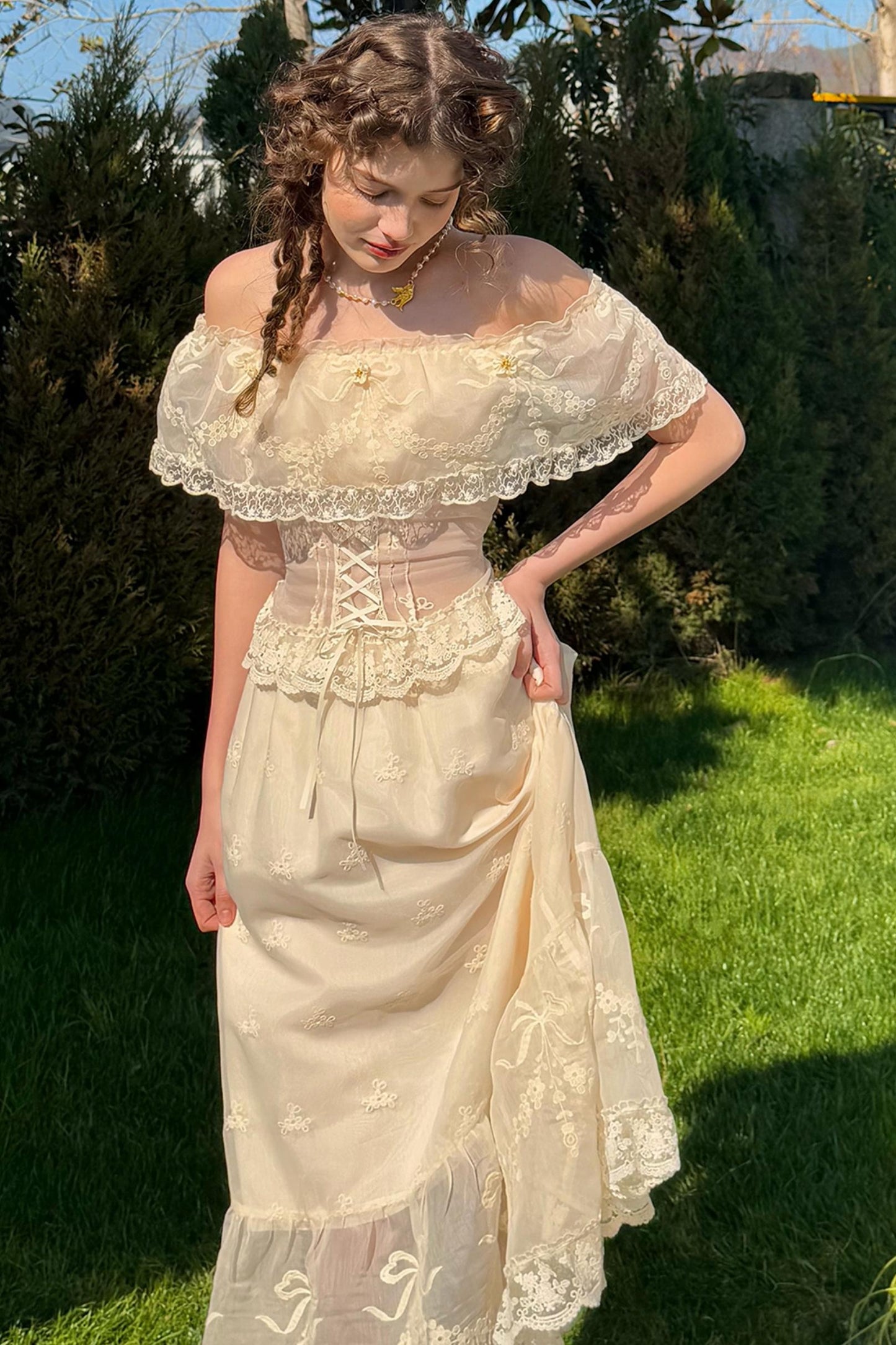 Sweetheart Fishbone Skirt Set-Up