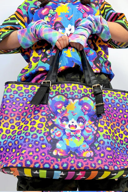 Rainbow Frise Leather Bag