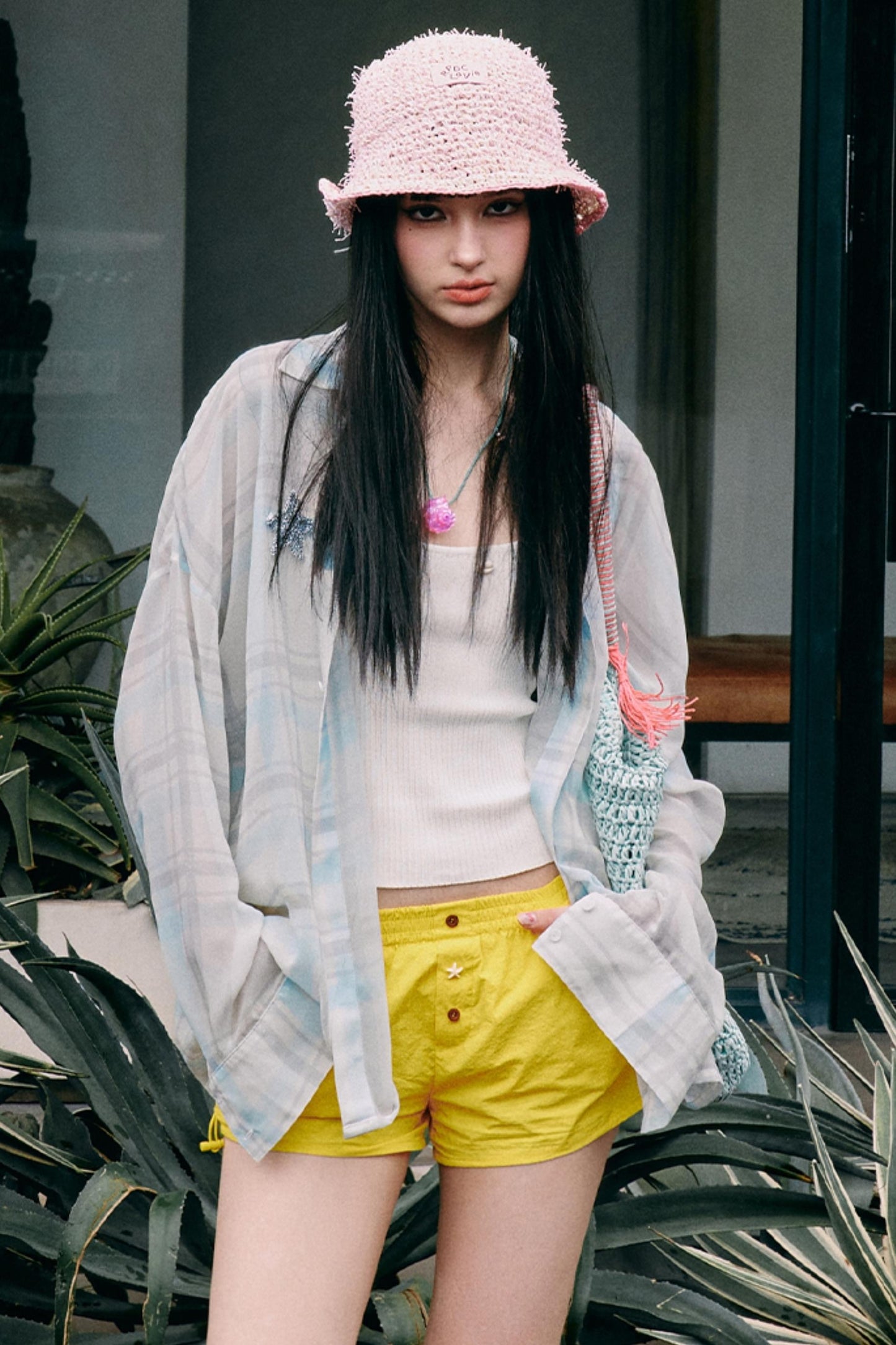 Sweet Checkered Shirt Jacket