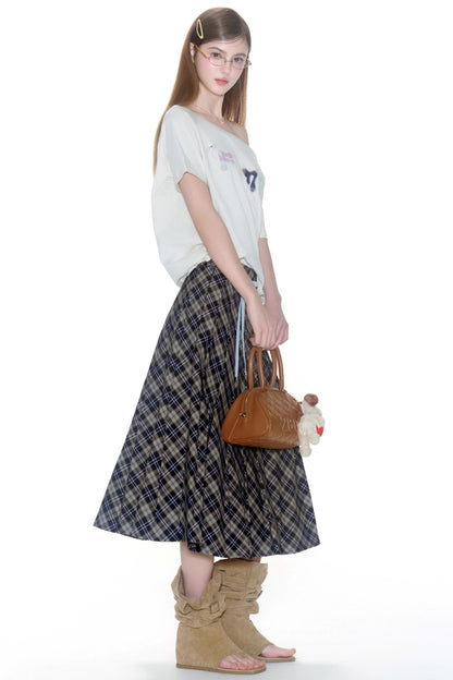 Embroidered College Tee