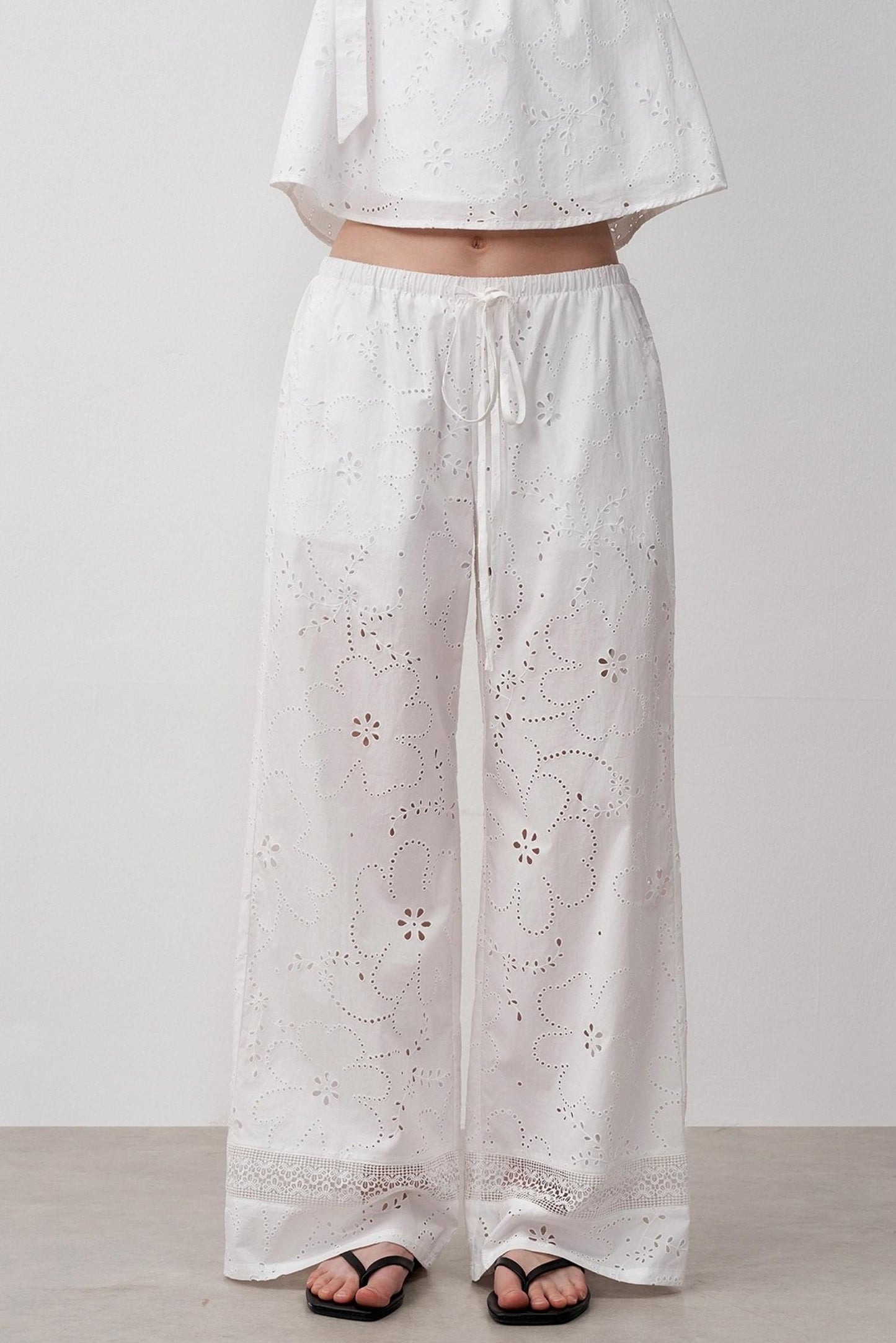 Resort Lace Straight Pants