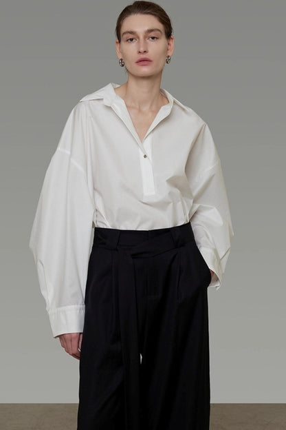 Autumn  High-End V-Neck Shirt