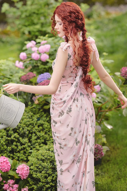 Gardenia Tea Floral Dress