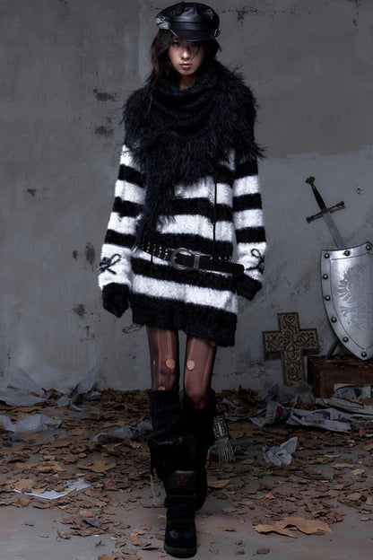 Vintage Fringe Triangle Scarf