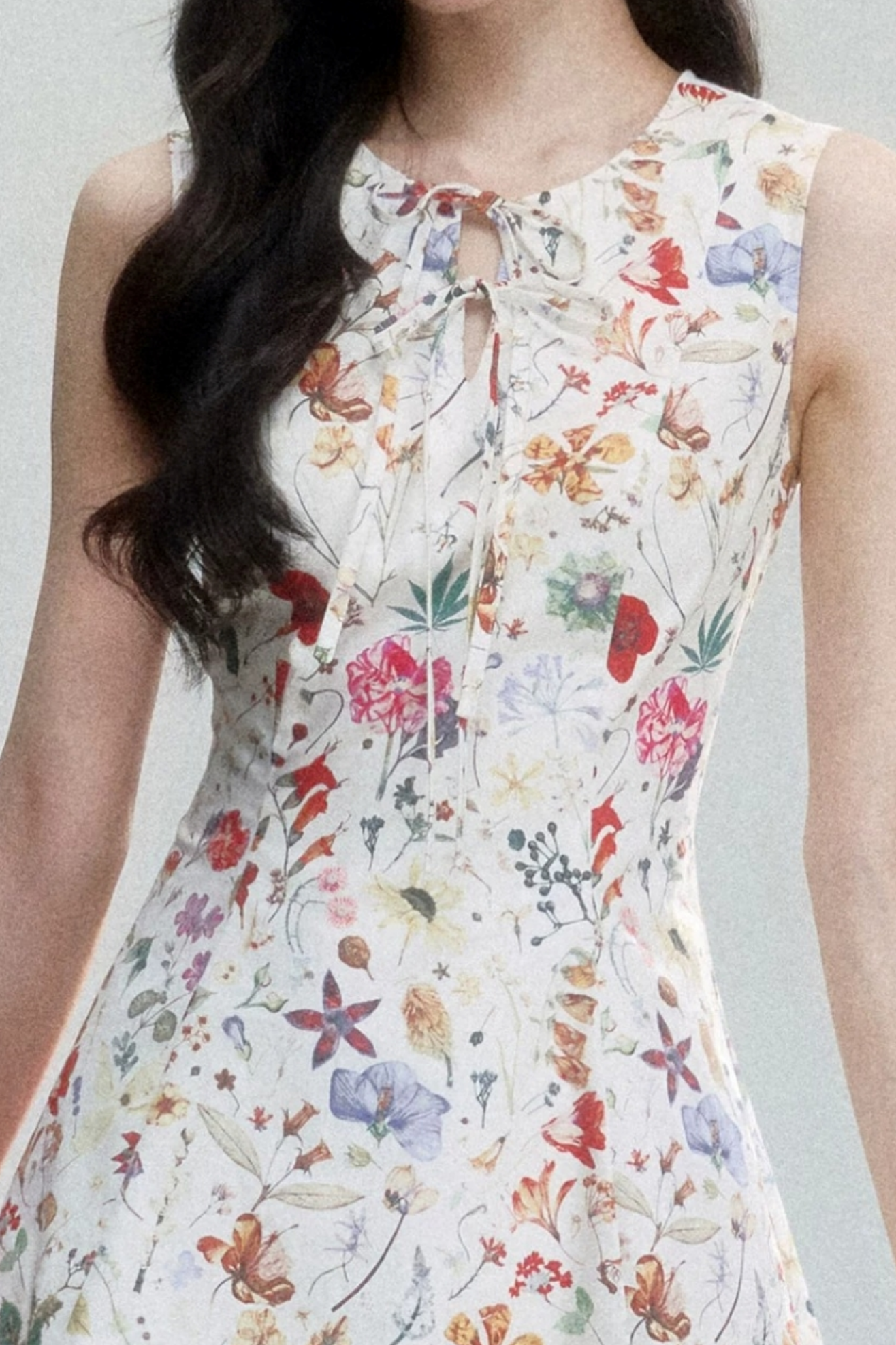 Pastoral Floral Cotton Dress