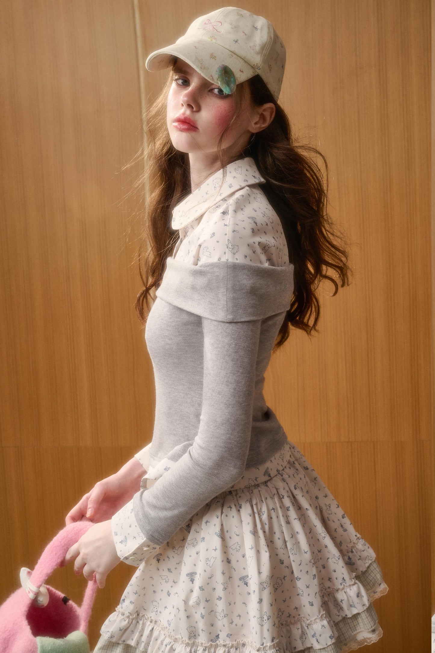 Milky Way Print Skirt Set-Up