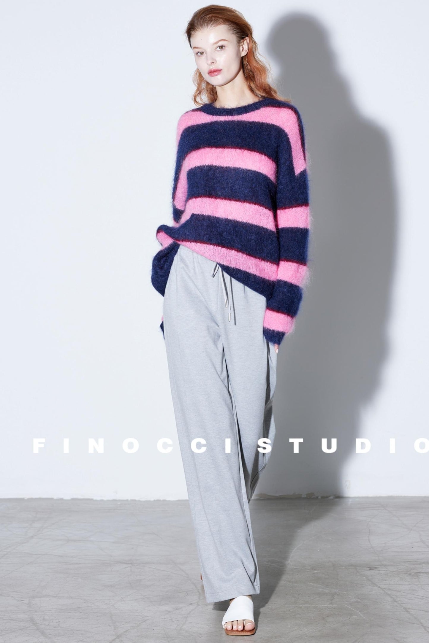 Mulberry Silk High-Waisted Trousers