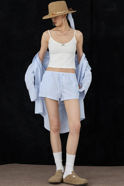 Striped Spring Shorts