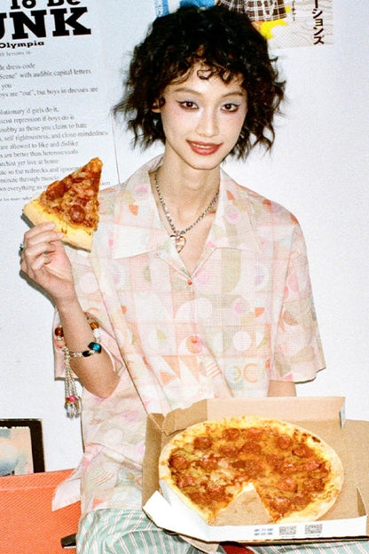 Summer Geometric Blouse