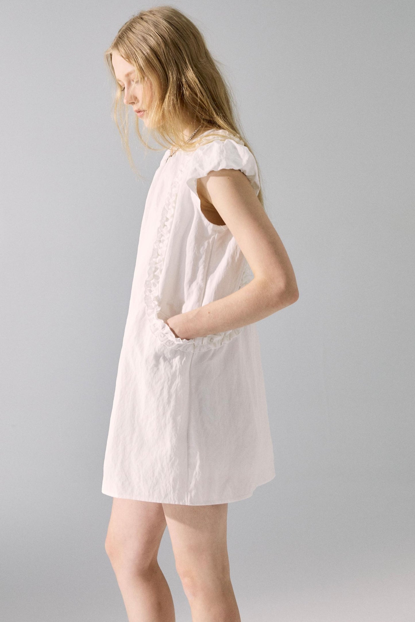 Cloud Blossom Sleeve Dress
