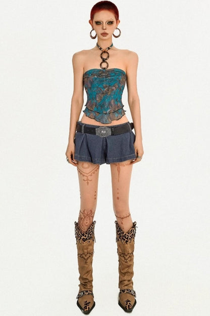 Mollieu Vintage Mesh Top