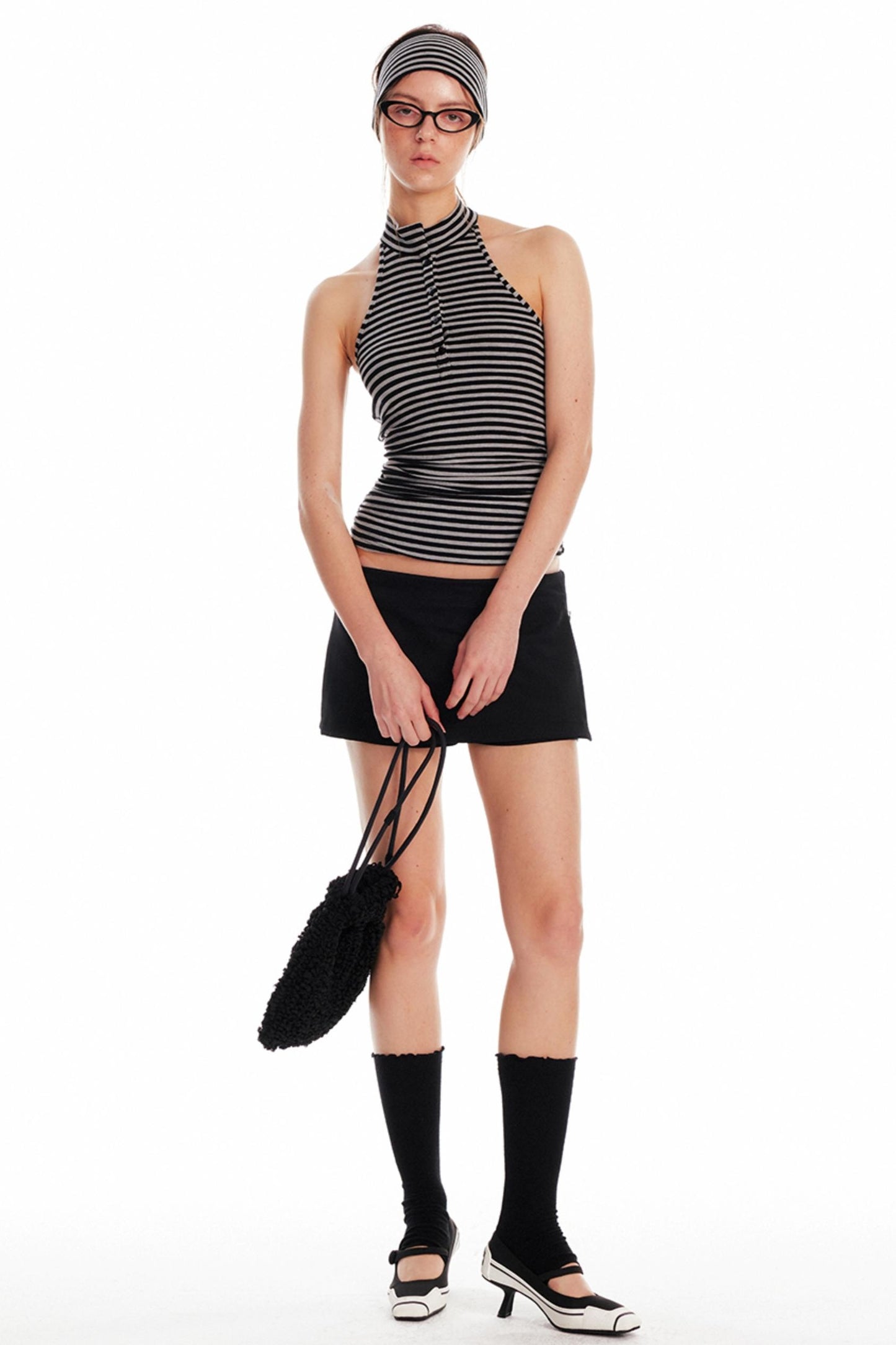 Chic Floral Pleat Bag