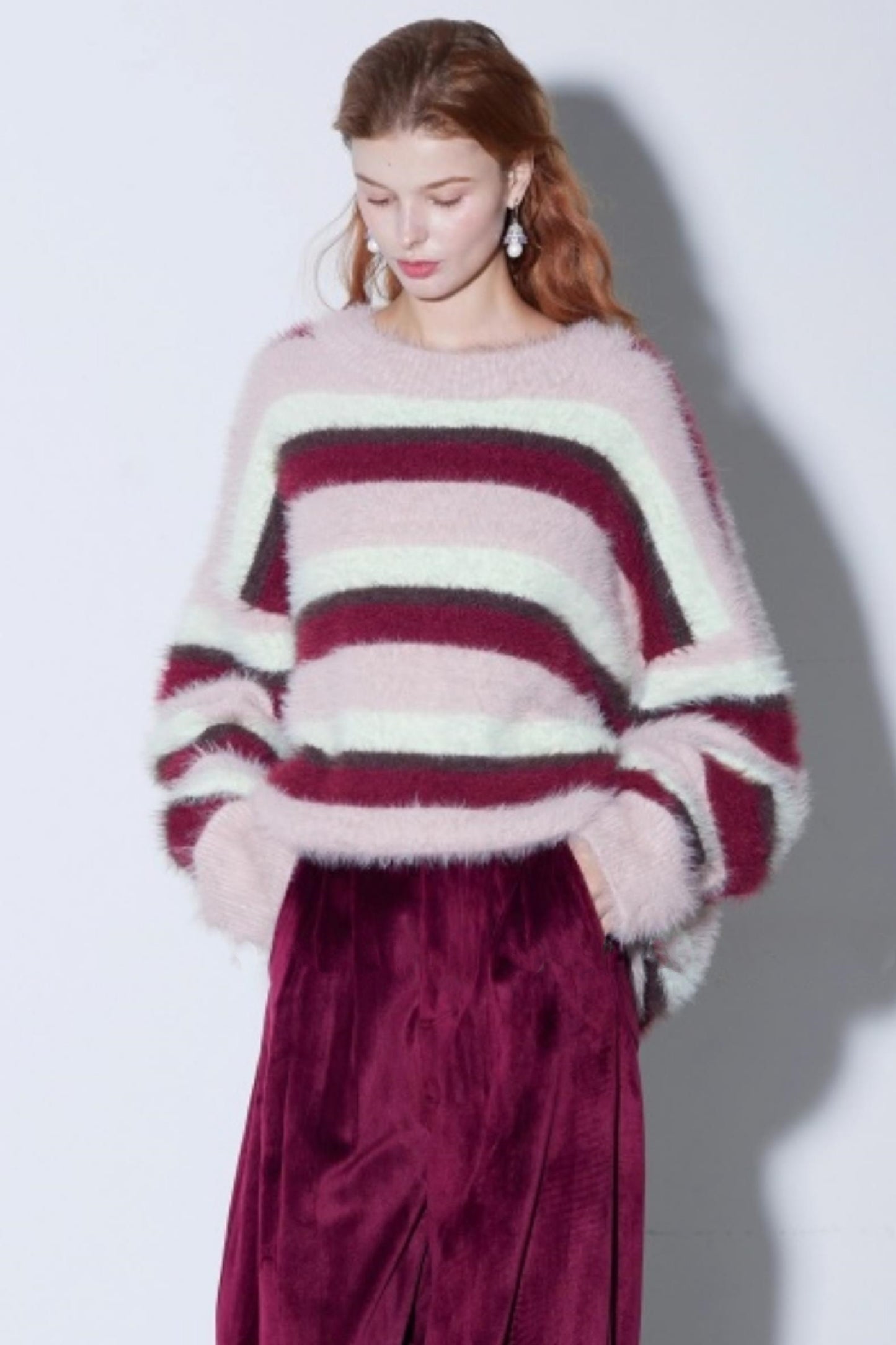 Retro Striped Winter Sweater