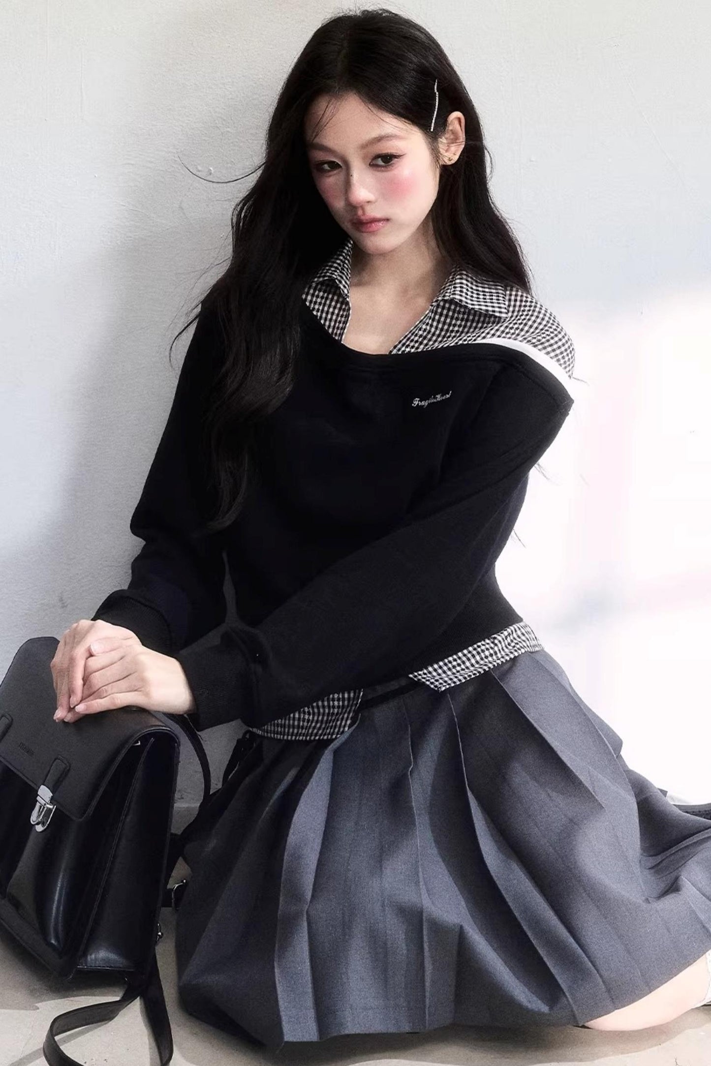 나이트 미스트 패치워크 재킷