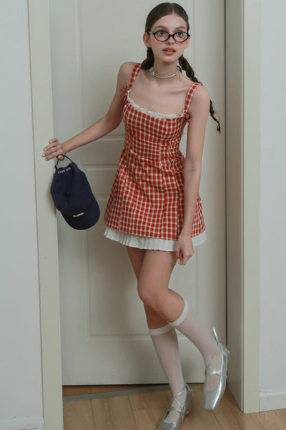 Color Clash A-Line Dress