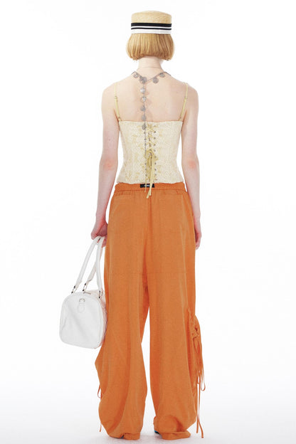 Light Yellow Lace Camisole