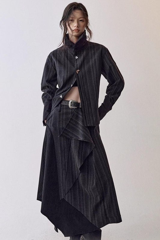 Deconstructed Skirt With Shirt Set-Up