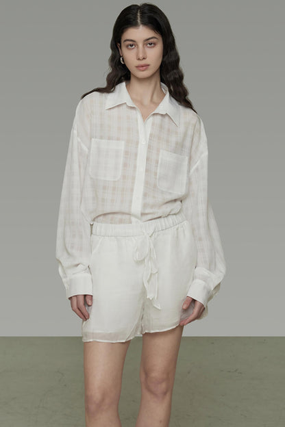 Breezy Plaid Sun Shirt