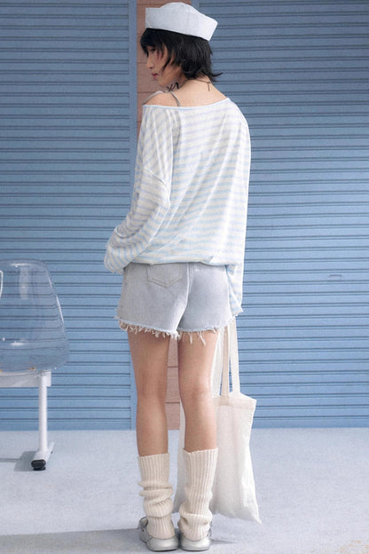 Ocean Striped Summer Smock Set-Up