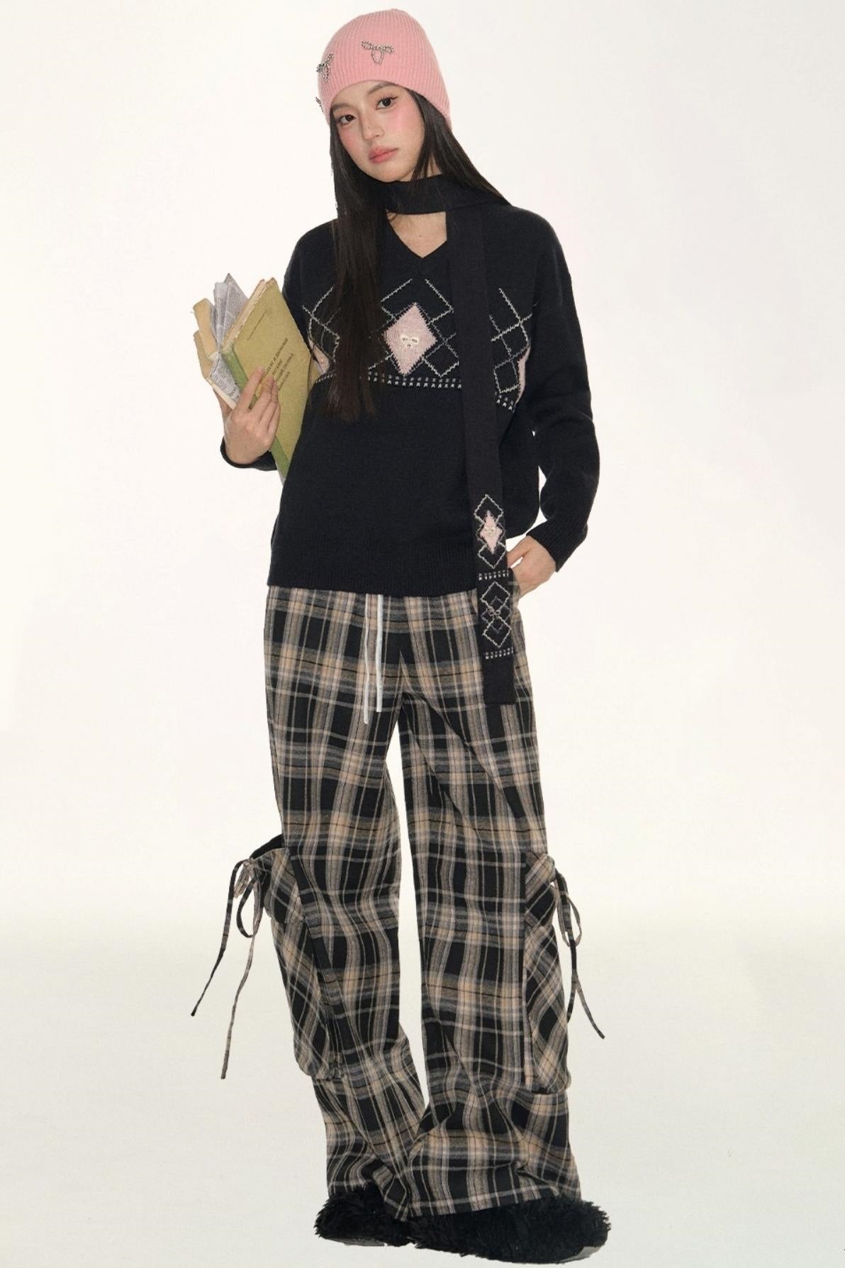 Twist V-Neck Sweater