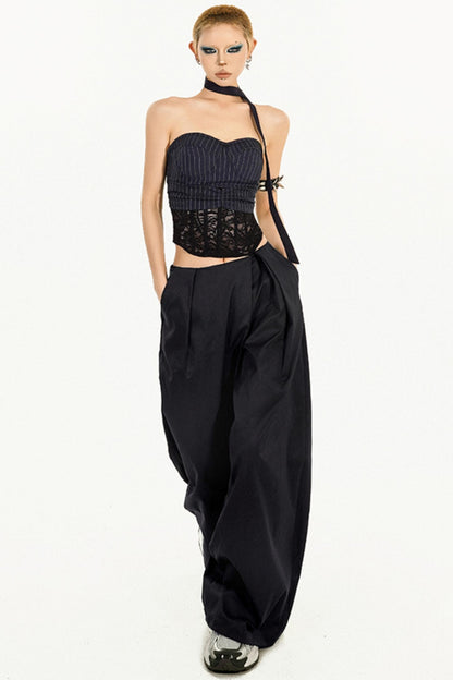 Striped Waist-Slimming Top