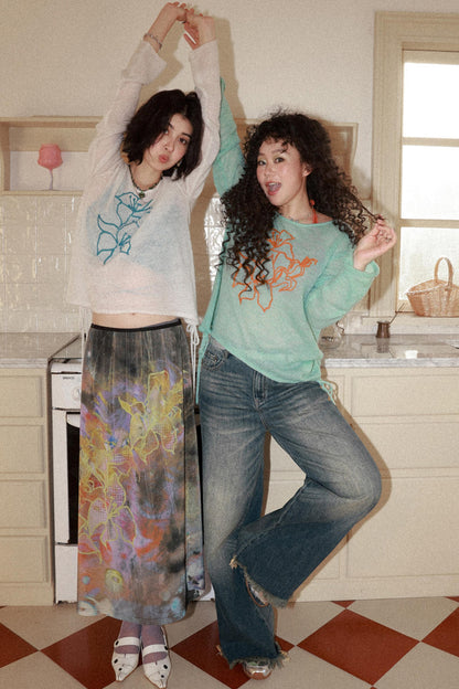 Vintage Whiskered Denim Pants