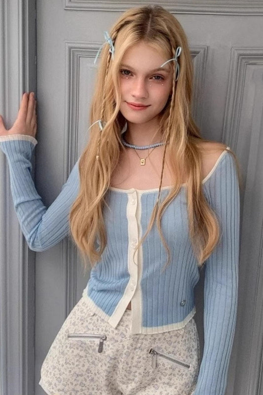 Lime Tencel Square Neck Sweater