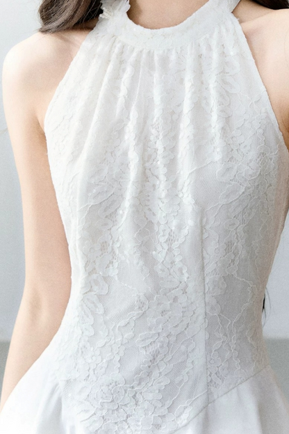 Lace Camellia Sequin Dress