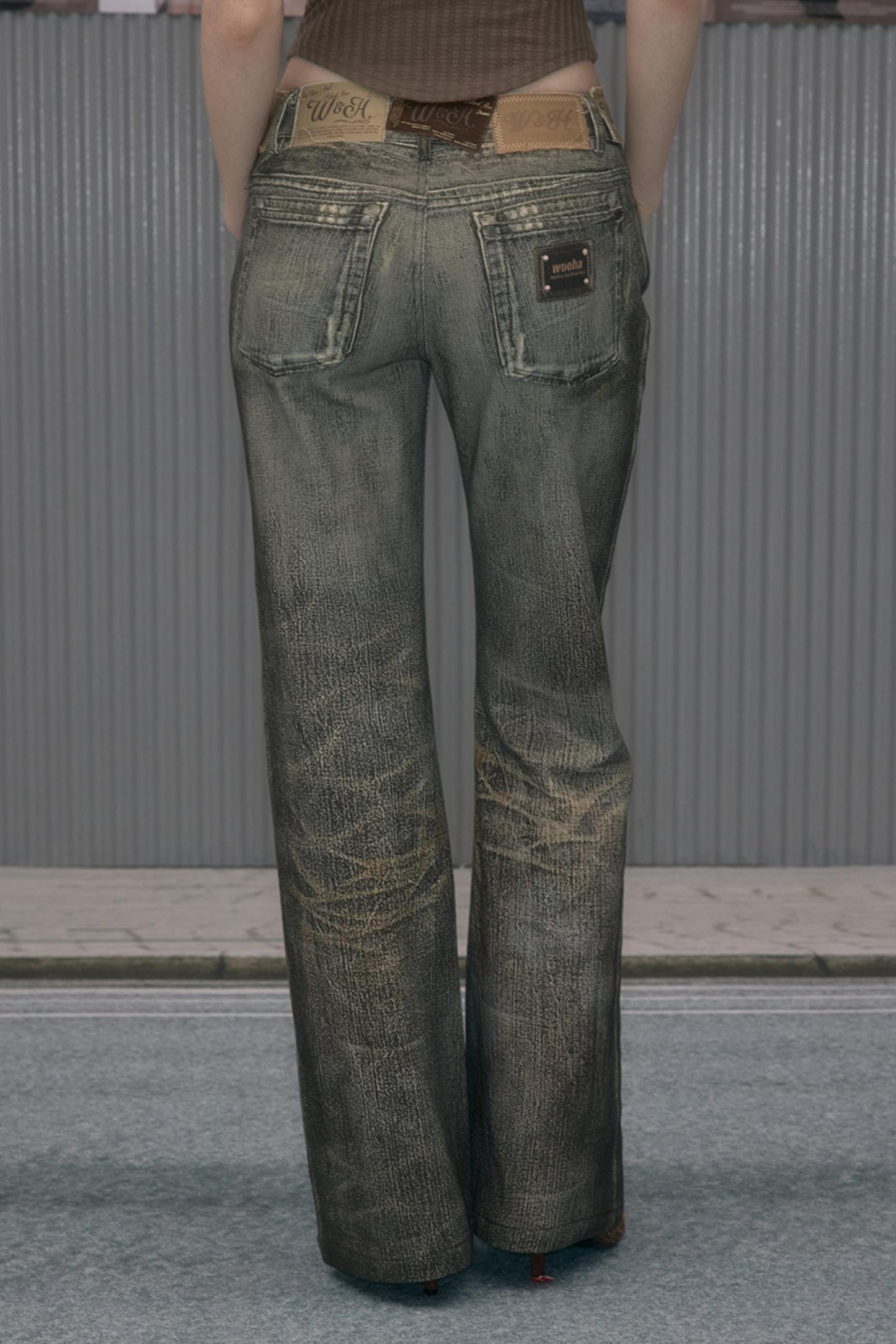 Autumn Sweet Retro Jeans