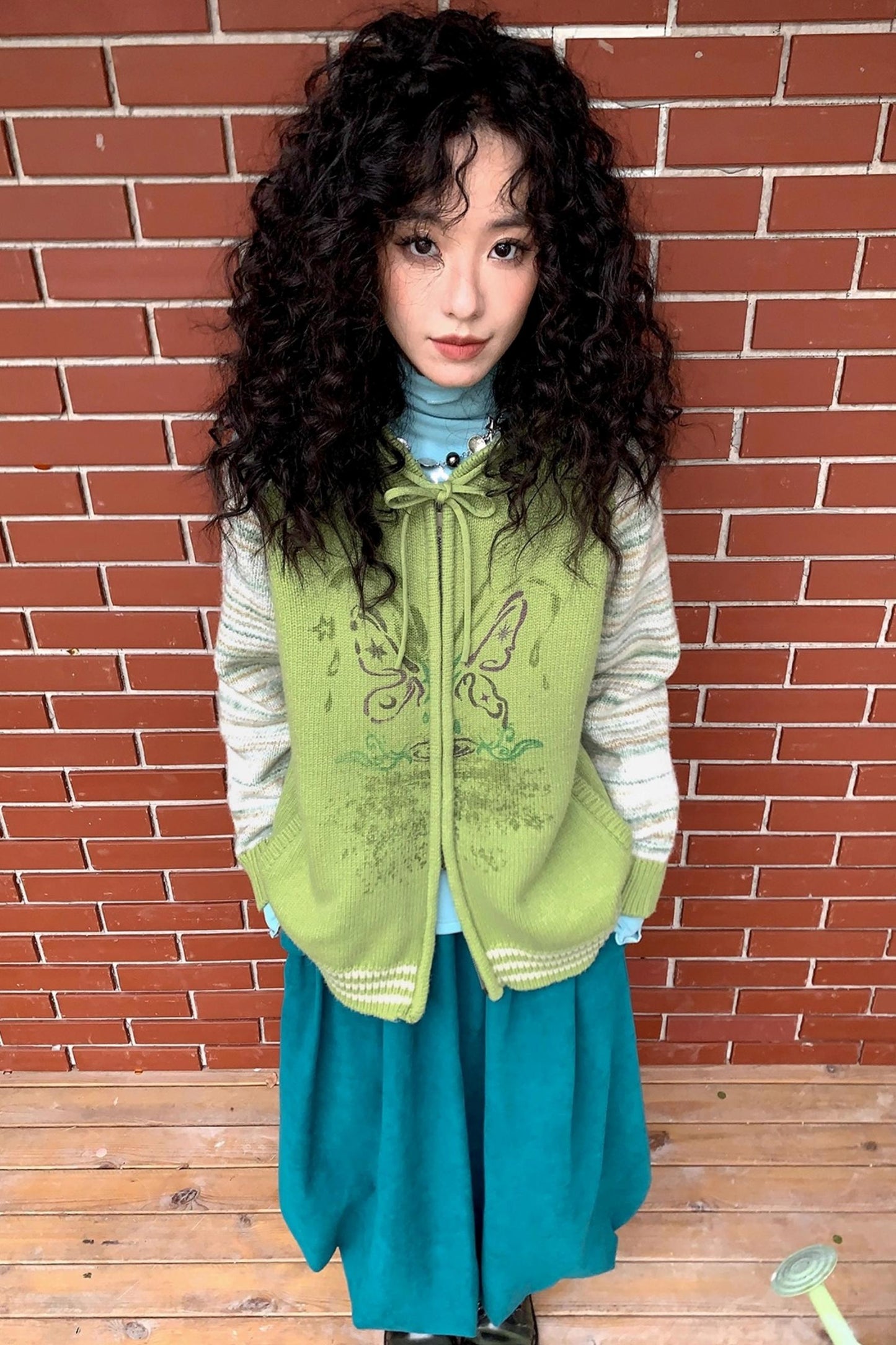 Butterfly Whisper Wool Cardigan