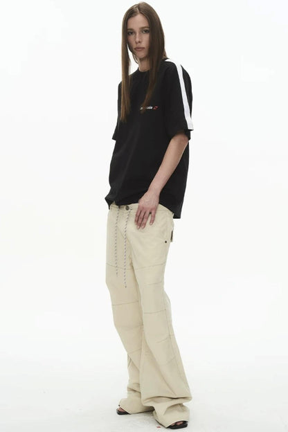 Retro Pure Color T-Shirt
