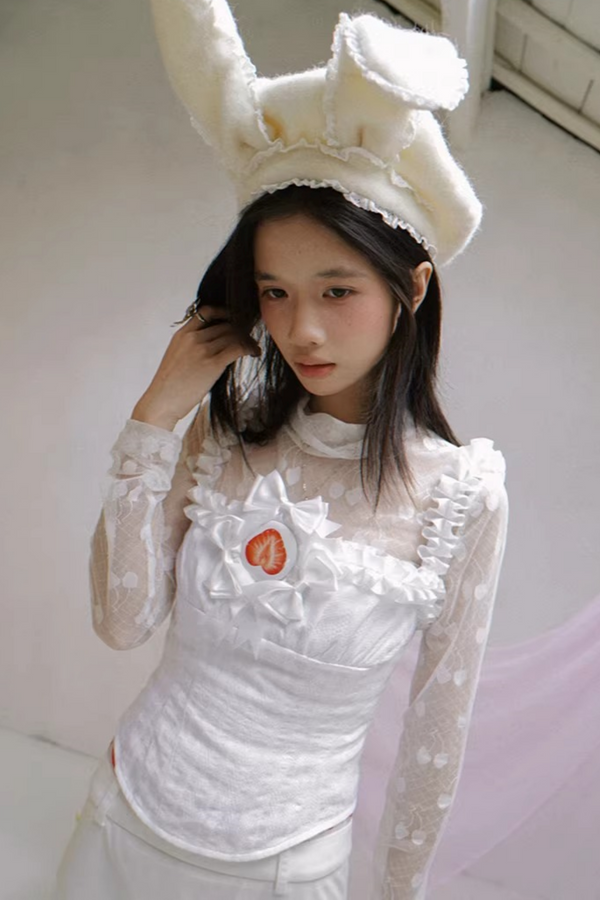 Polka Dot Strawberry Camisole Top