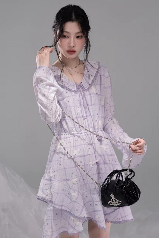 Layered Butterfly Wing Dress