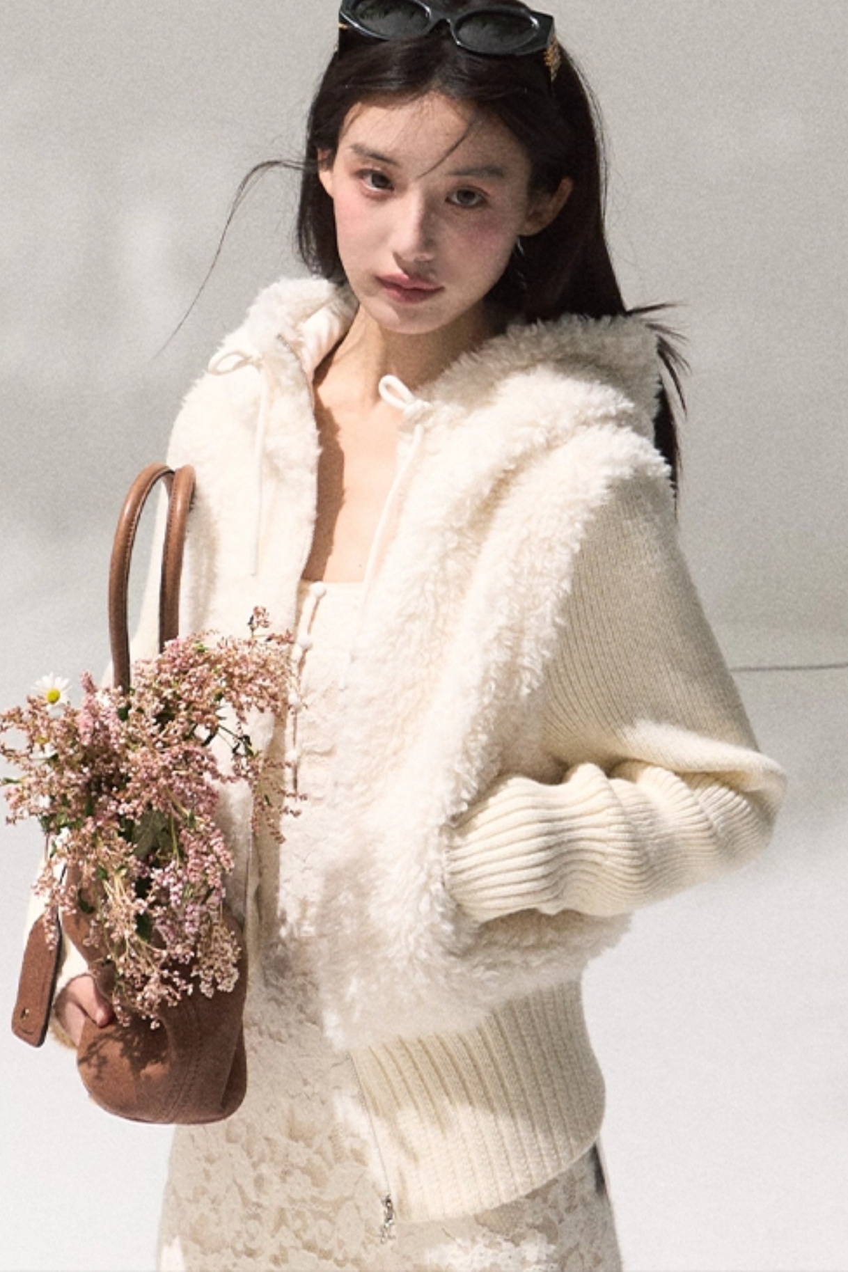 Soft Lambswool Knit Jacket Set-Up