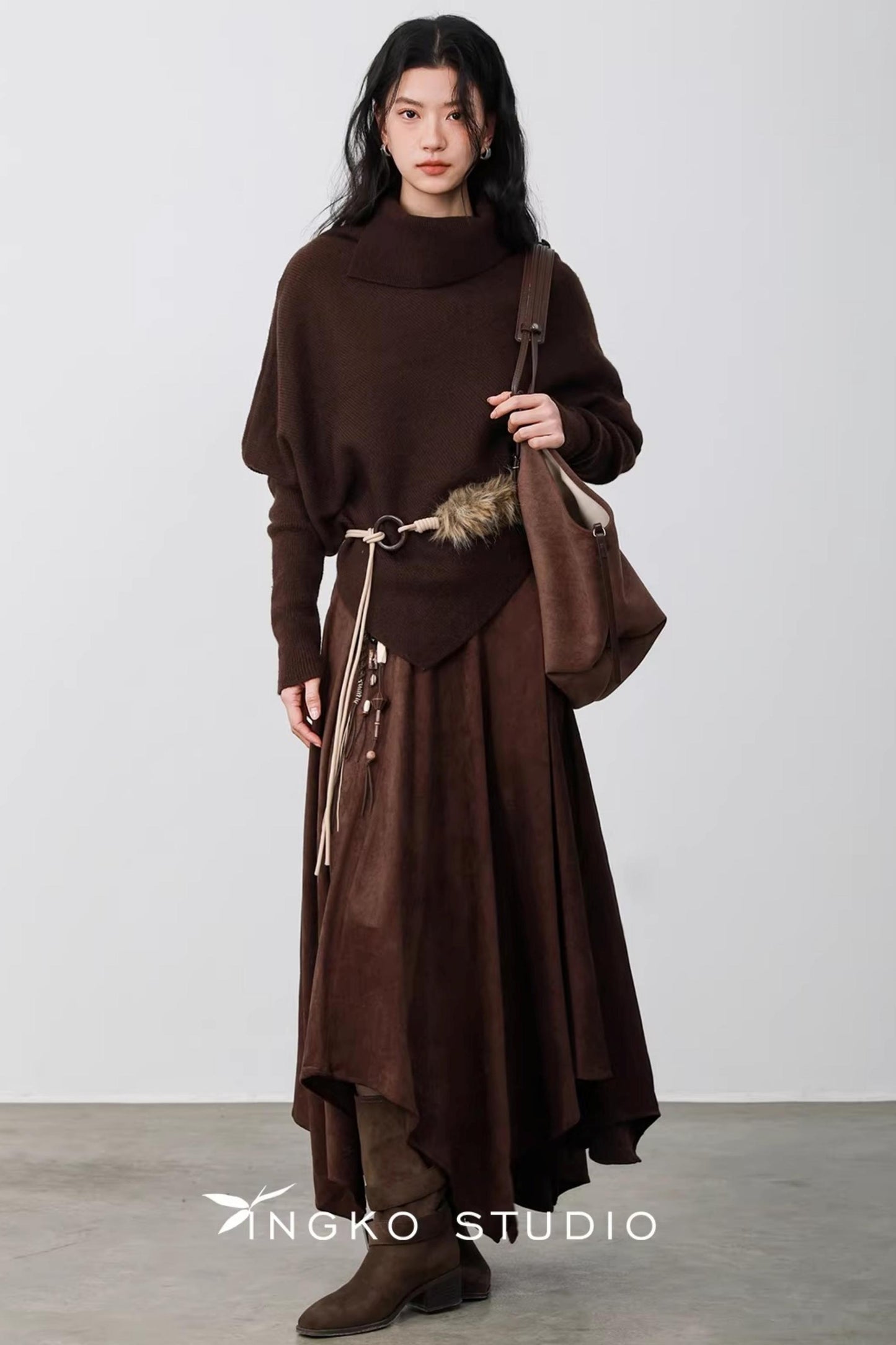 Ingko Latte Batwing Sweater