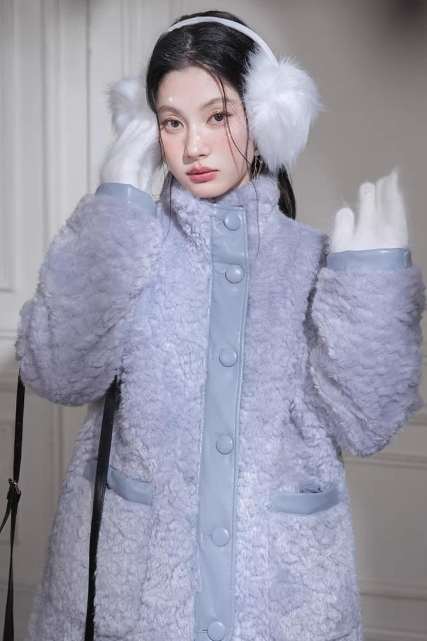 Reversible Misty Faux Fur Coat