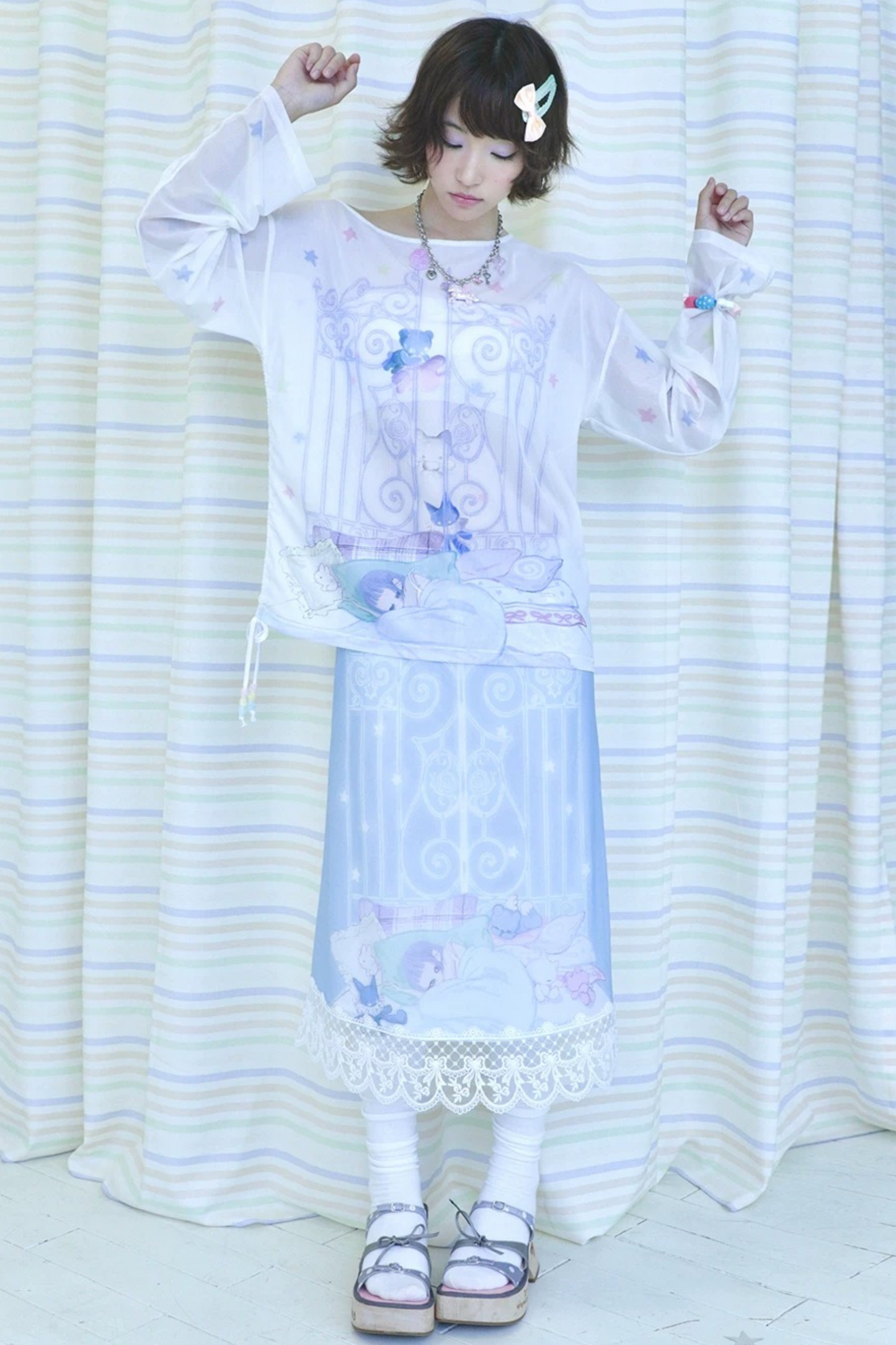 Dream Core Mesh Cover-Up Top