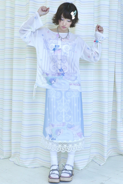 Dream Core Mesh Cover-Up Top