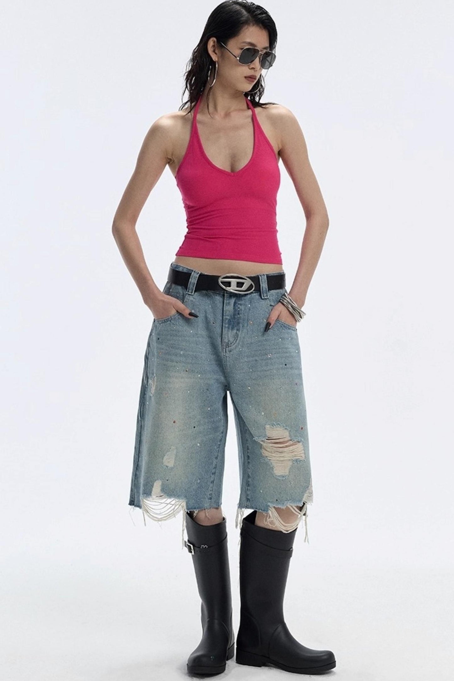 Deep Black Slim Vest