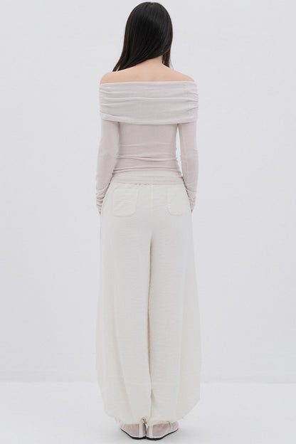 Romantic One-Shoulder Top