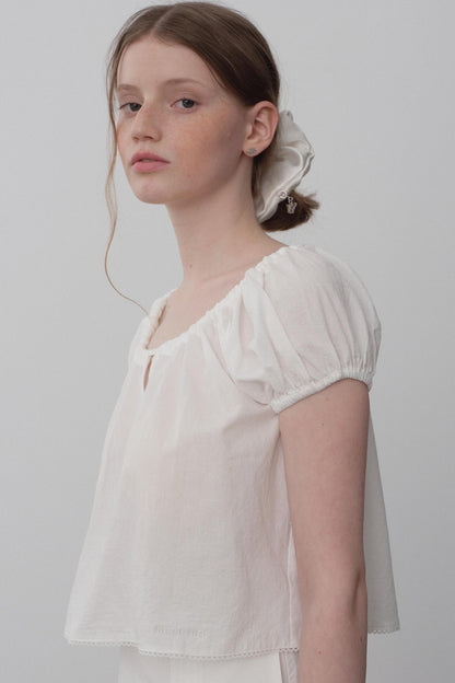 Satin Marble Hair Ribbon