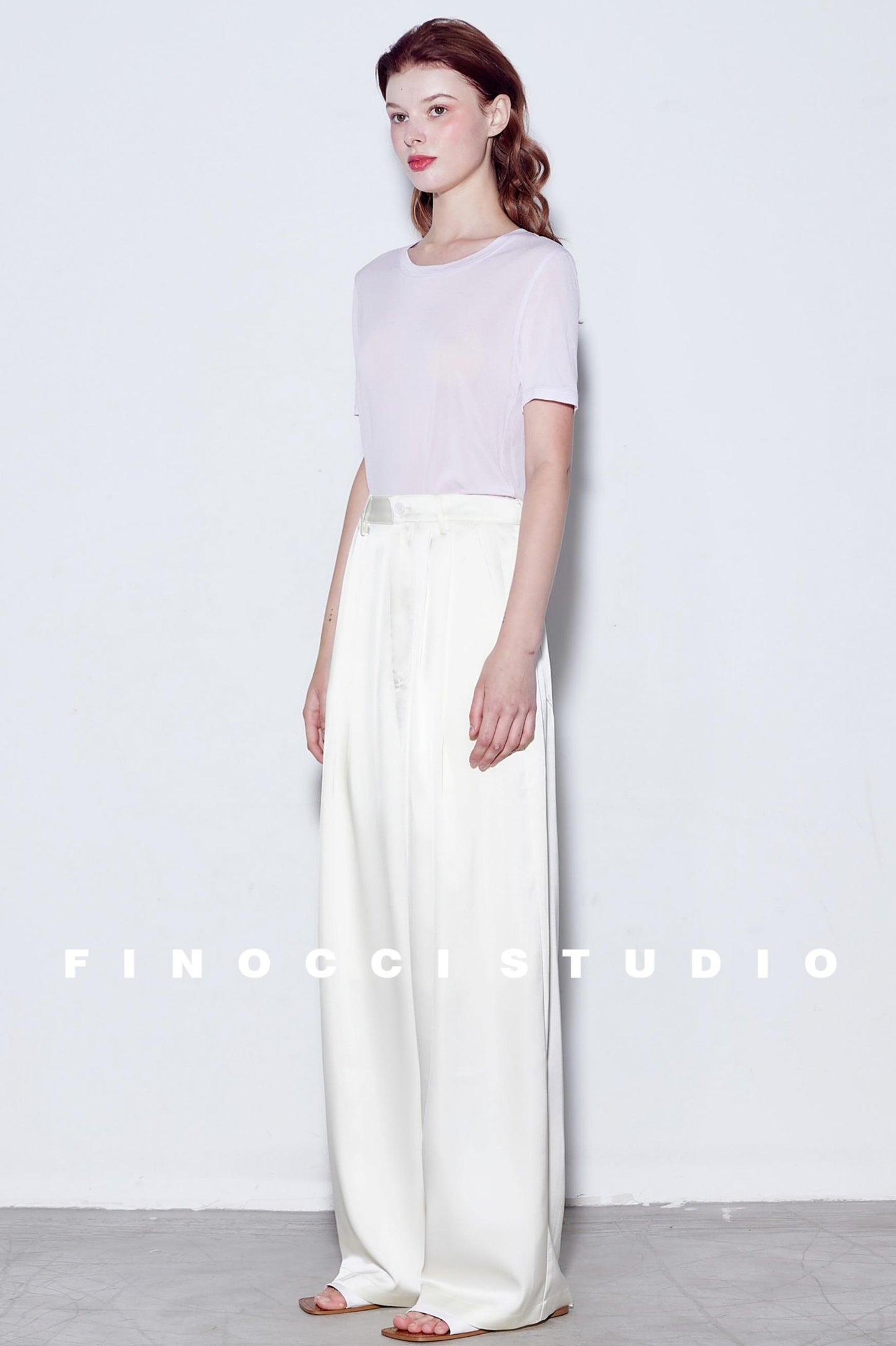 Breeze Pleat Wide-Leg Pants