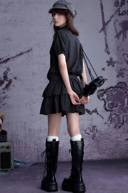 Vertical Stripe Summer Dress