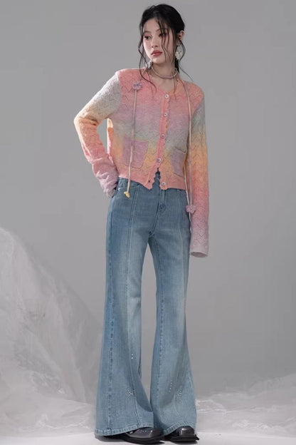 Starlight Blue Rhinestone Jeans