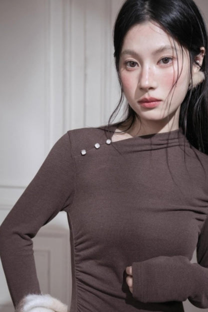 Warm Velvet Snowflake Dress