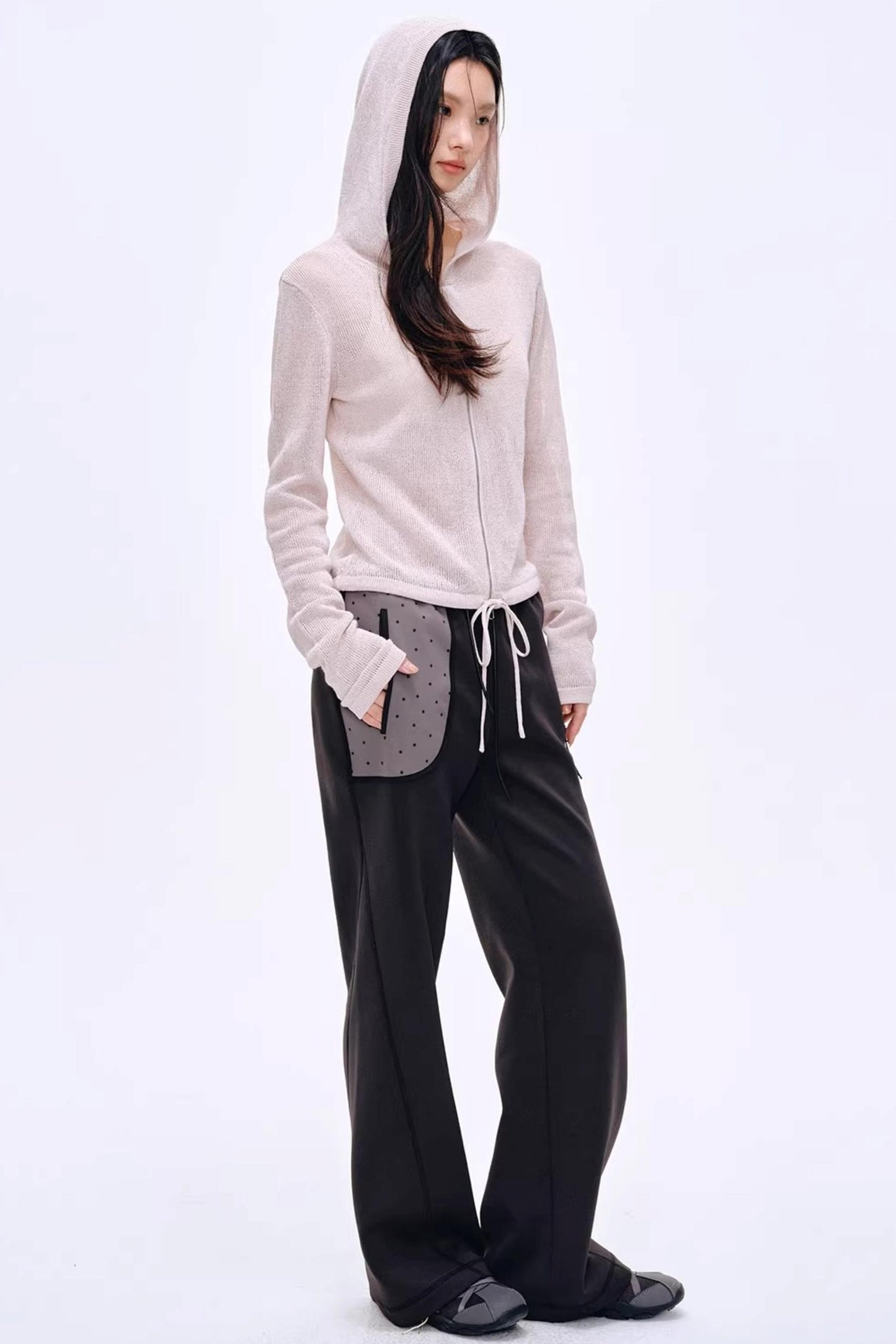 Polka Dot Air Layer Sweatpants