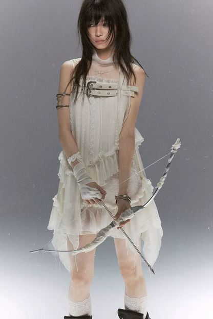 Lace Armor Embroidered Dress